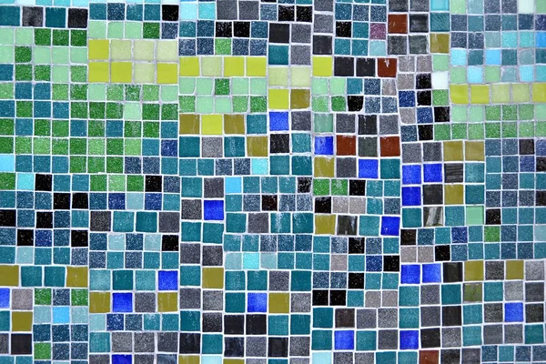 Красочная Мозаичная Стена Стекла — стоковое фото