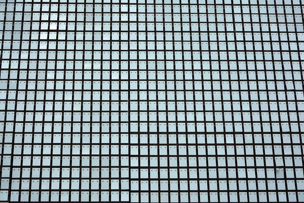 Fasadstruktur Spegelvänd Kontorsbyggnad Glas Fragment Fasaden Modern Arkitektur Kontorsbyggnaden — Stockfoto