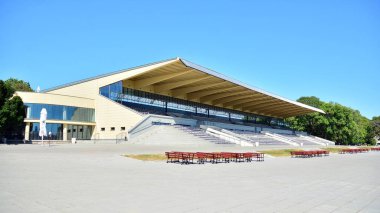 Varşova, Polonya. 16 Ağustos 2020. Yarış pisti 