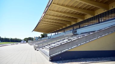 Varşova, Polonya. 16 Ağustos 2020. Yarış pisti 