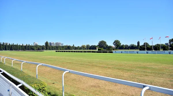 Varşova, Polonya. 16 Ağustos 2020. Yarış pisti 