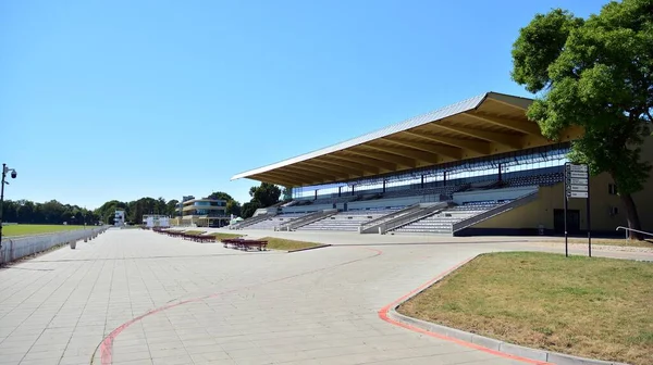 Varsovia Polonia Agosto 2020 Carrera Sluzew Infraestructura Del Hipódromo Sluzew — Foto de Stock