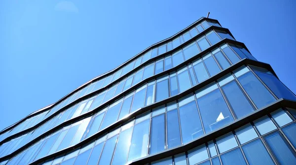Muro Cortina Cristal Del Edificio Oficinas Moderno Moderno Edificio Oficinas — Foto de Stock