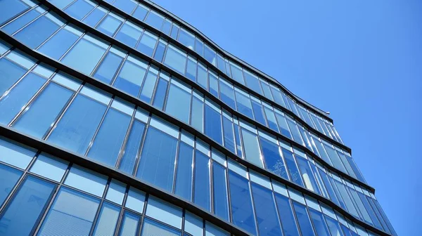 Muro Cortina Cristal Del Edificio Oficinas Moderno Moderno Edificio Oficinas — Foto de Stock