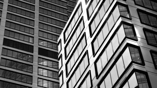 Arquitectura Moderna Abstracta Con Tono Blanco Negro Alto Contraste Arquitectura —  Fotos de Stock