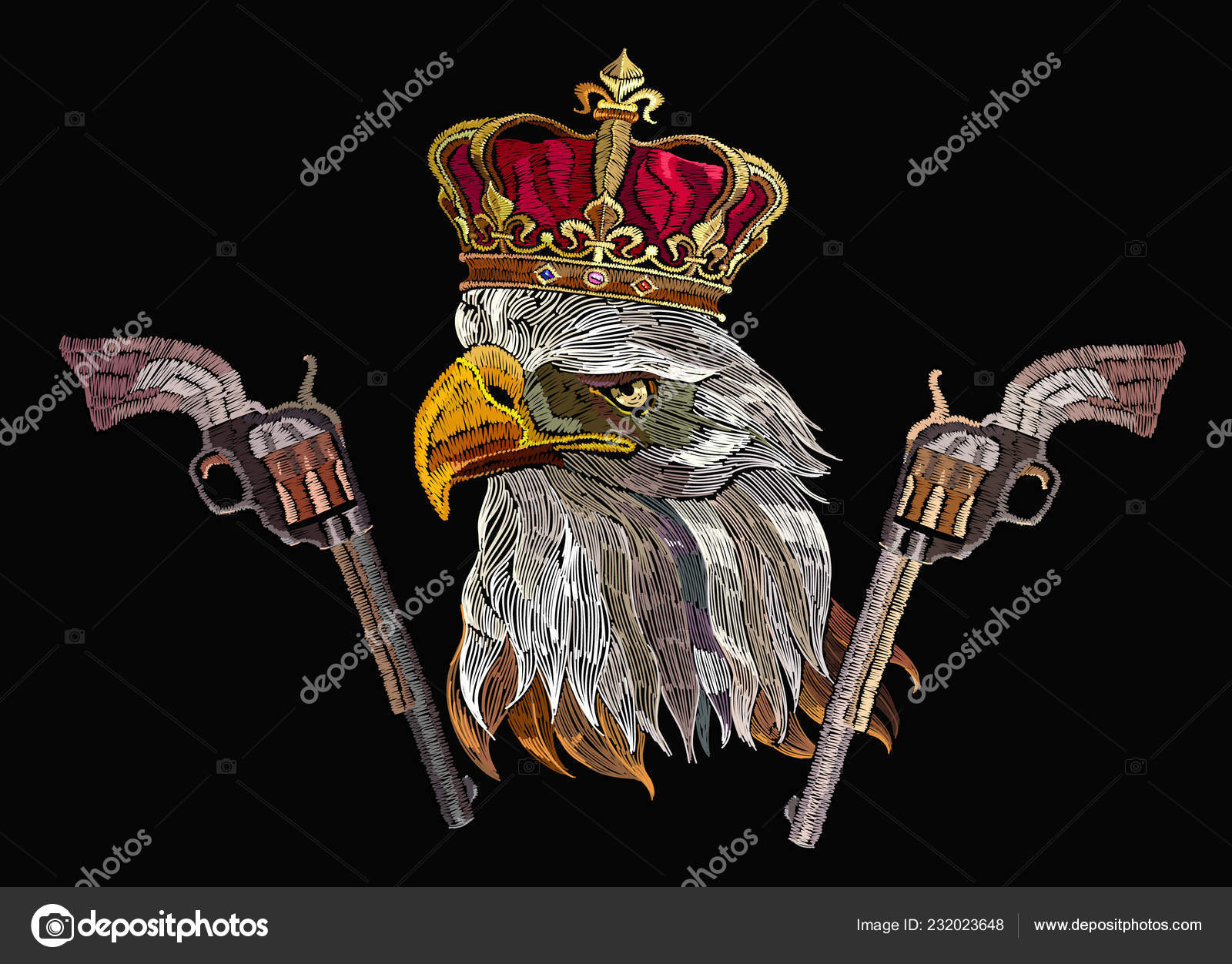 Set of heraldry eagle and crown design elements,black colored.ZIP... |  Heraldry, Eagle tattoos, Vector art