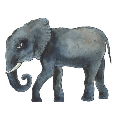 elle çizilmiş fil.