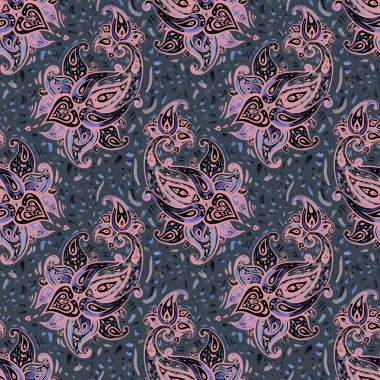 Suluboya çiçek deseni