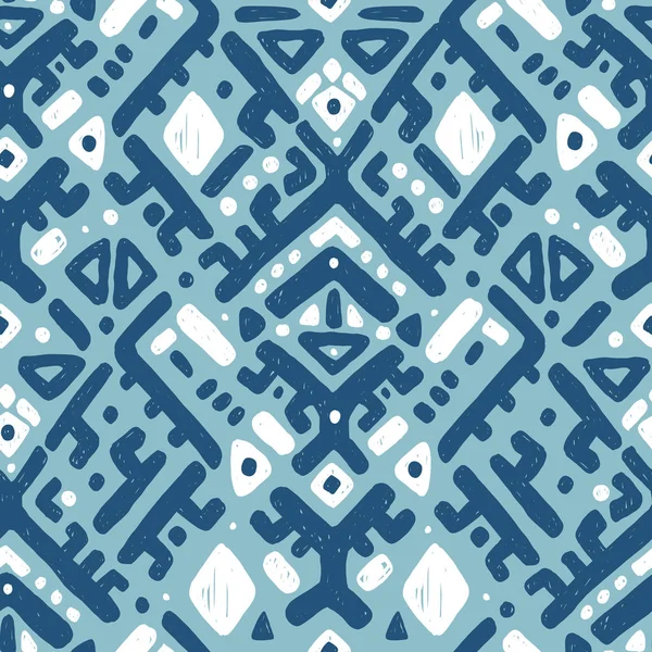 Ikat sieraad. Tribal patroon — Stockvector