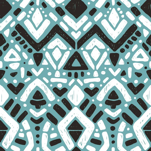 Ikat ornament. Tribal vzor — Stockový vektor