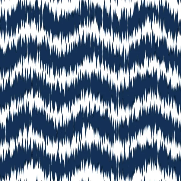 Ikat στολίδι. Σχεδια απο διαφορες φυλες μοτίβο κύματα — Διανυσματικό Αρχείο