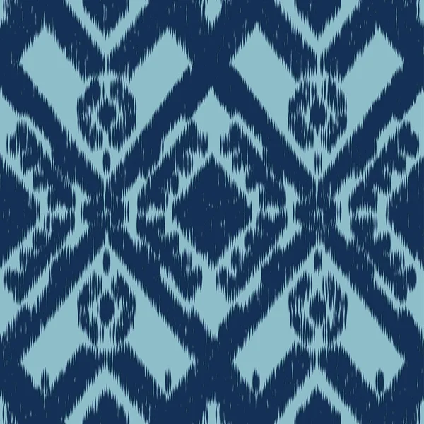 Ikat Ornament. Stammesmuster — Stockvektor