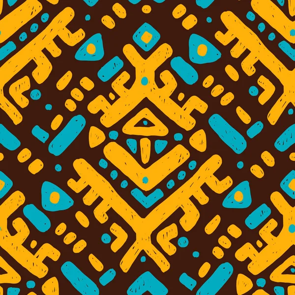 Ikat ornament. Tribal wzór — Wektor stockowy