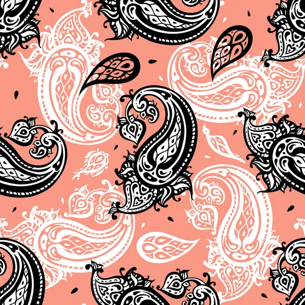 Paisley background. Vintage Seamless pattern — Stock Vector