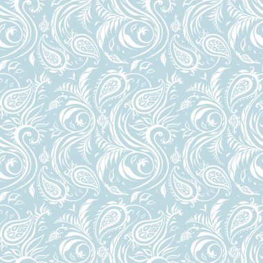 Paisley arka plan. Vintage Seamless modeli