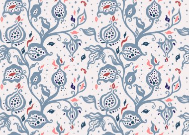 Paisley arka plan. Vintage Seamless modeli