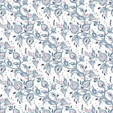 Paisley arka plan. Vintage Seamless modeli