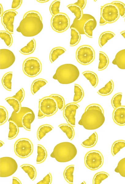 Jaune lime motif sans couture — Image vectorielle