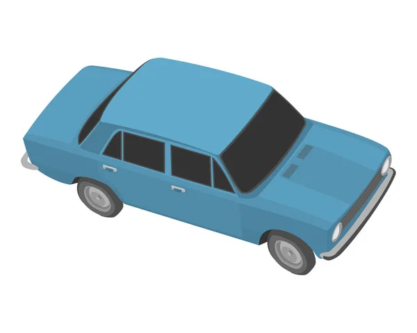 Voiture Urss Illustration Dessin Vectoriel Transport Soviétique — Image vectorielle