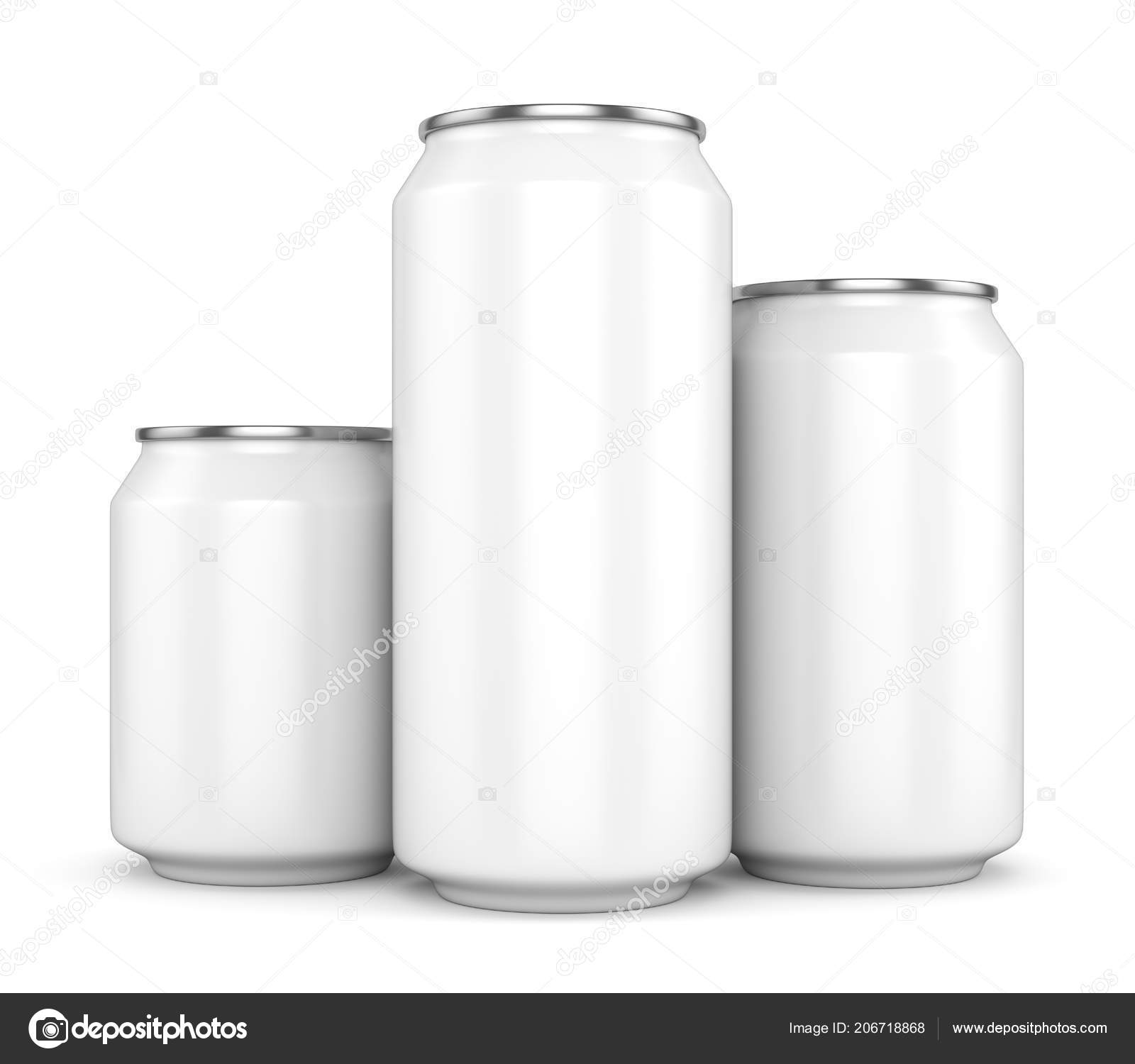Download Three Blank White Beer Cans Stock Photo Image By C Madgooch 206718868
