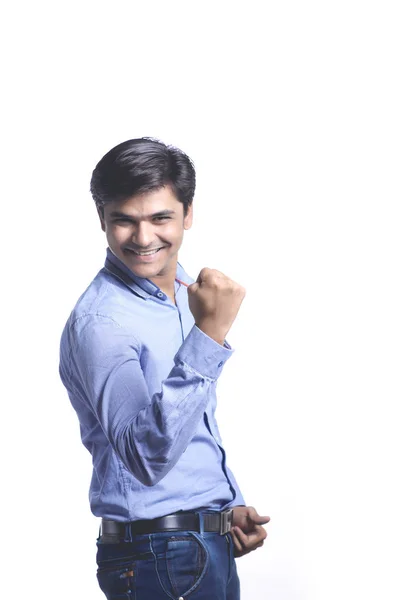 Happy Young Indian Man — Stock Photo, Image