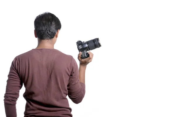 インドのカメラマンのカメラで — ストック写真
