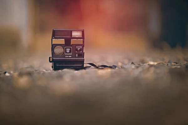 Vecchia Macchina Fotografica Terra — Foto Stock