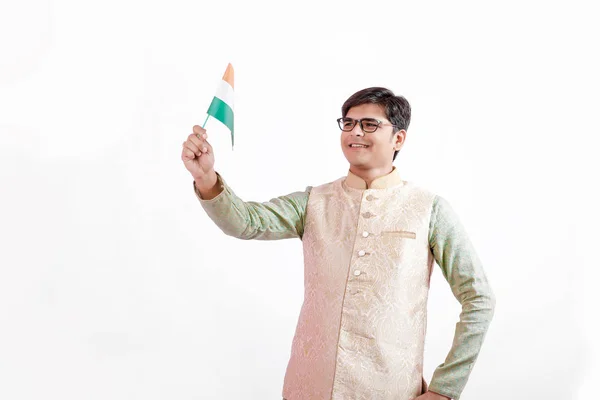 India Joven India Bandera — Foto de Stock