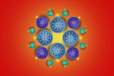Hint Festivali Diwali Diwali lamba tasarımı