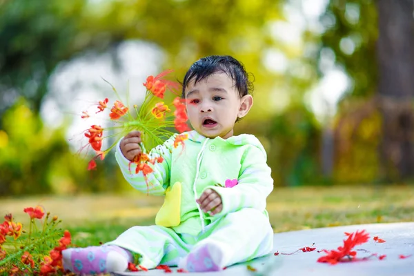 Garçon Mignon Indien — Photo