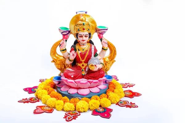 Indian Festival Diwali Laxmi Pooja — Stock Photo, Image