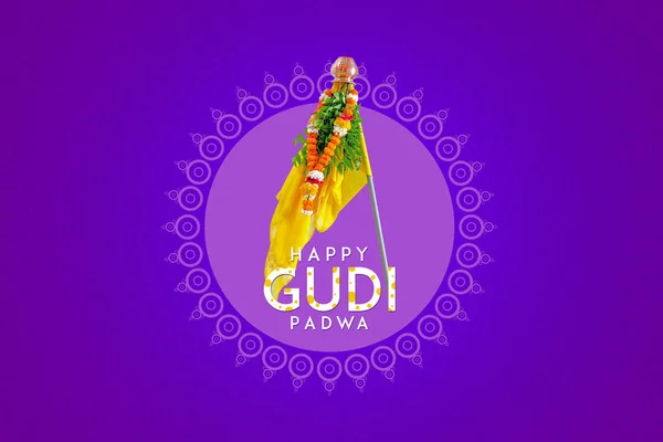 Gudi Padwa Marathi Nowy Rok — Zdjęcie stockowe