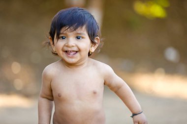 Sevimli Hint bebek çocuk