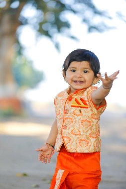 Indian child on traditional Wear