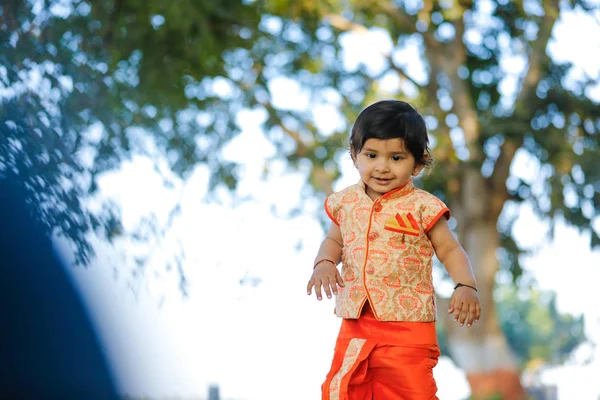 Indian Child Traditional Wear — Foto Stock