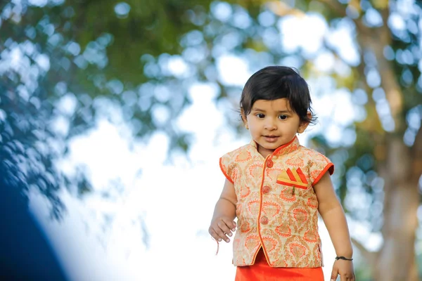 Indian Child Traditional Wear — Foto Stock