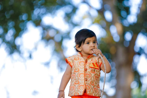 Indian child on traditional Wear