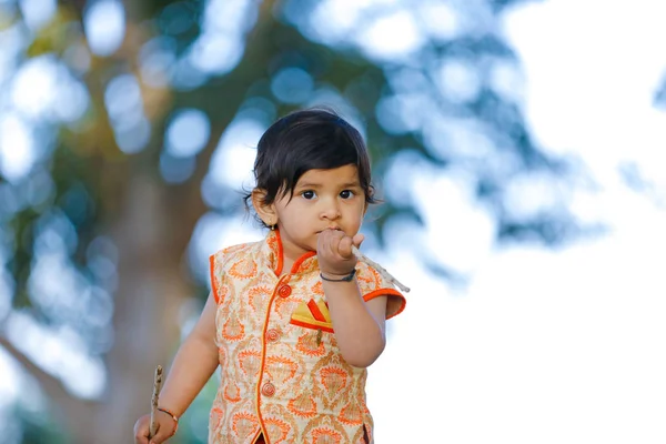 Indian Child Traditional Wear — ストック写真