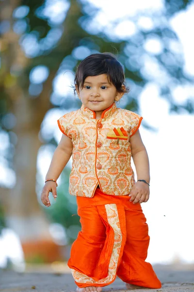 Indian Child Traditional Wear —  Fotos de Stock