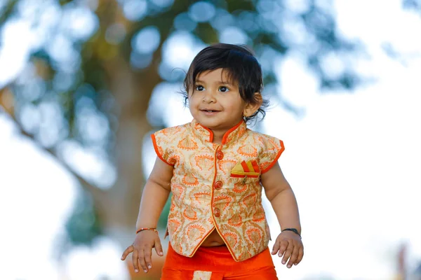 Indian Child Traditional Wear — ストック写真