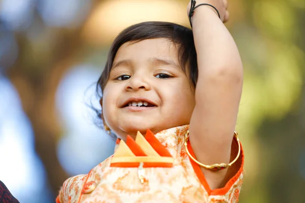 Indian Child Traditional Wear — Stock Photo, Image