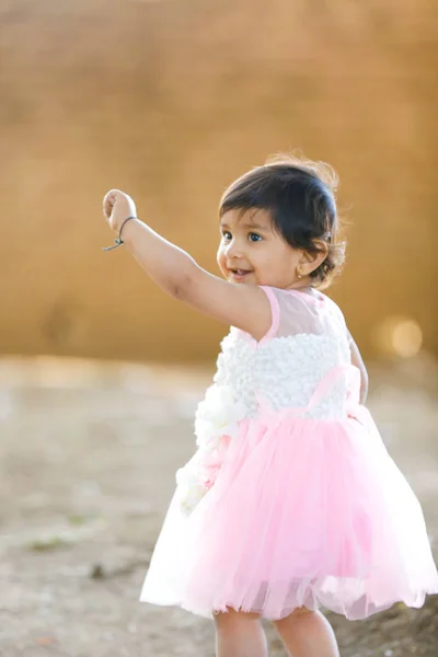 Милая Индийская Малышка — стоковое фото