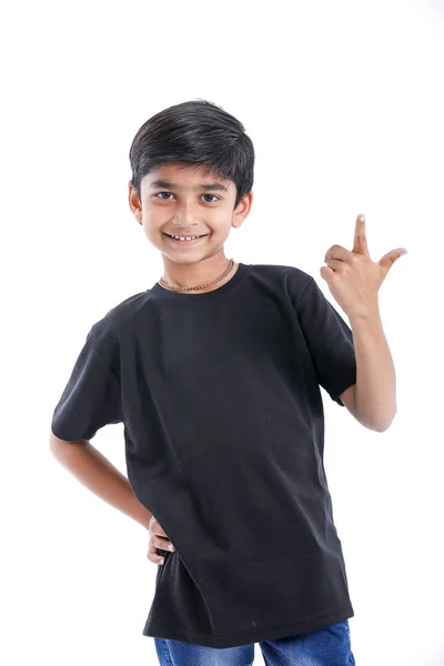 Joyful Indian Little Boy — Stock Photo, Image