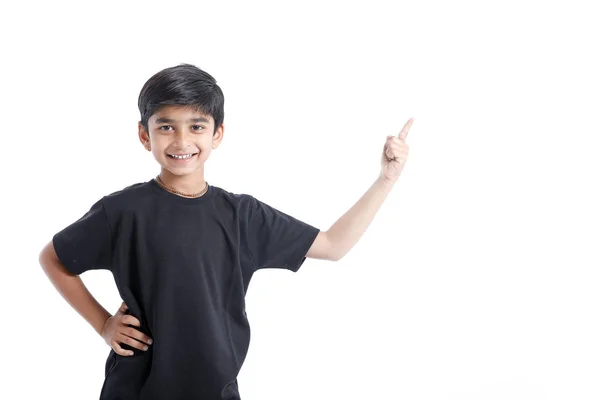 Indian Child Showing Nice Gesture Hand —  Fotos de Stock