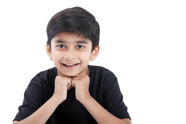 Joyful Indian Little Boy — Stockfoto