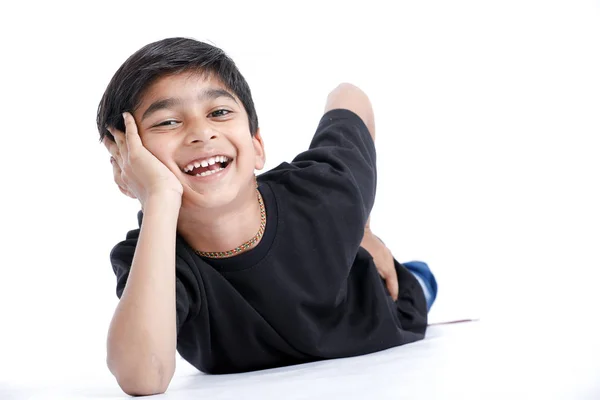 Joyful Indian Little Boy — Fotografia de Stock