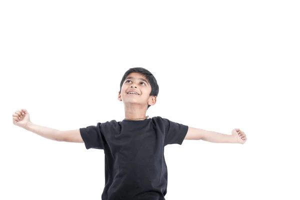 Joyful Indian Little Boy — Stock Fotó