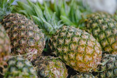 fresh Pineapple fruit at shop