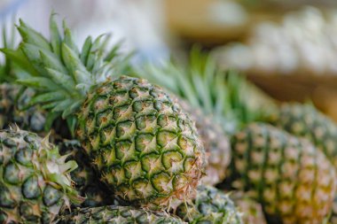 fresh Pineapple fruit at shop