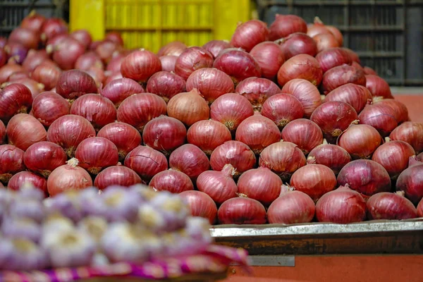 Fresh vegetable shop in indian market